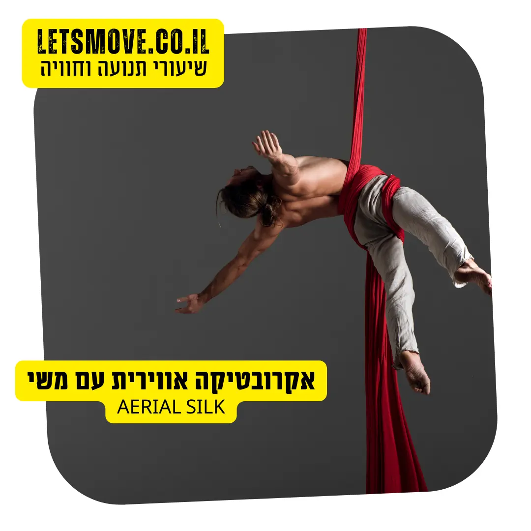 אקרובטיקה עם משי לגברים