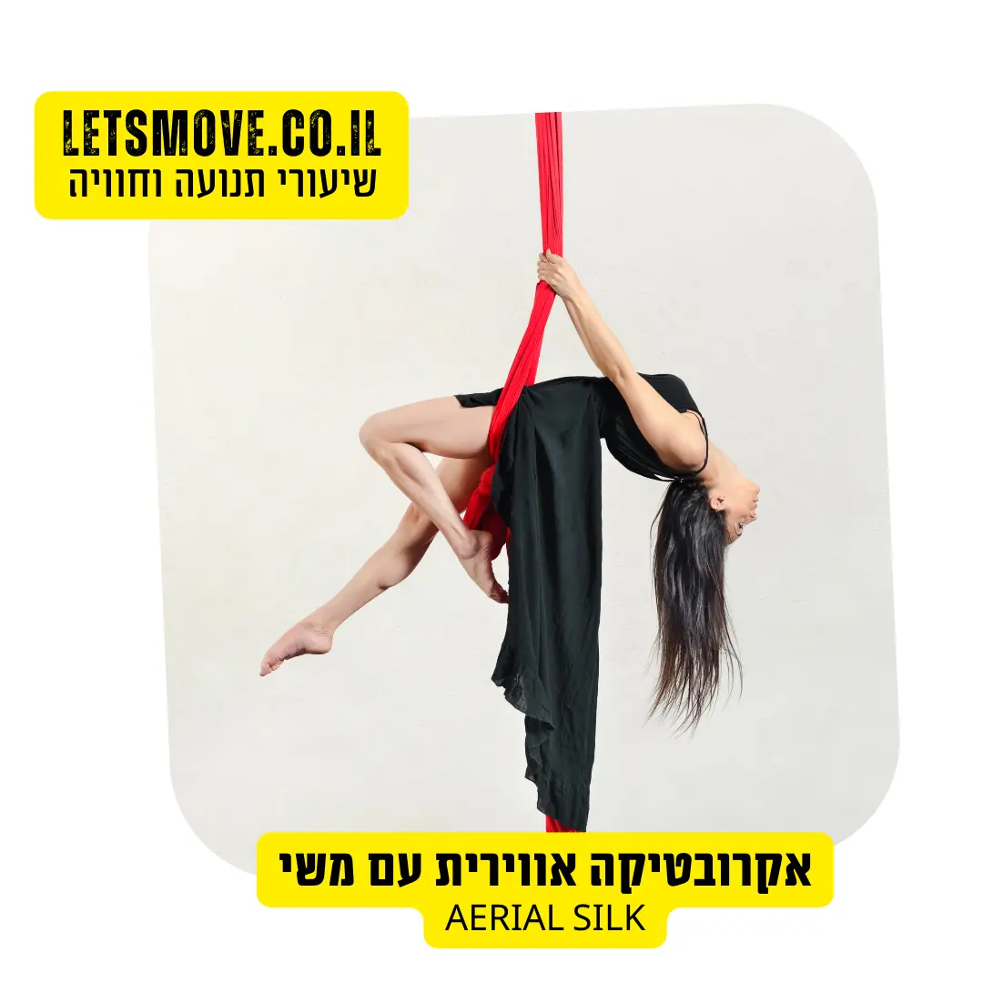 שיעורי אקרובטיקה עם משי
